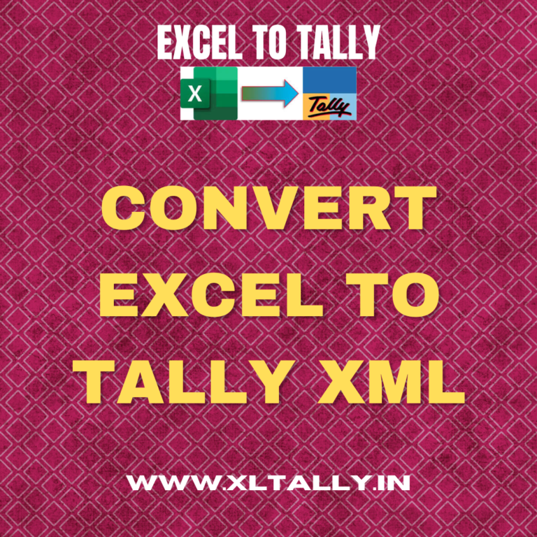 How To Convert Excel To Tally Xml Format Smaart Excel To Tally Xml