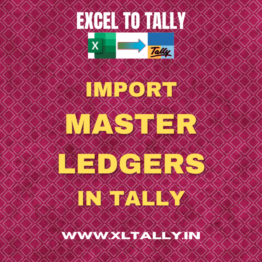 how-to-import-ledger-in-tally-from-excel-smaart-excel-to-tally-xml